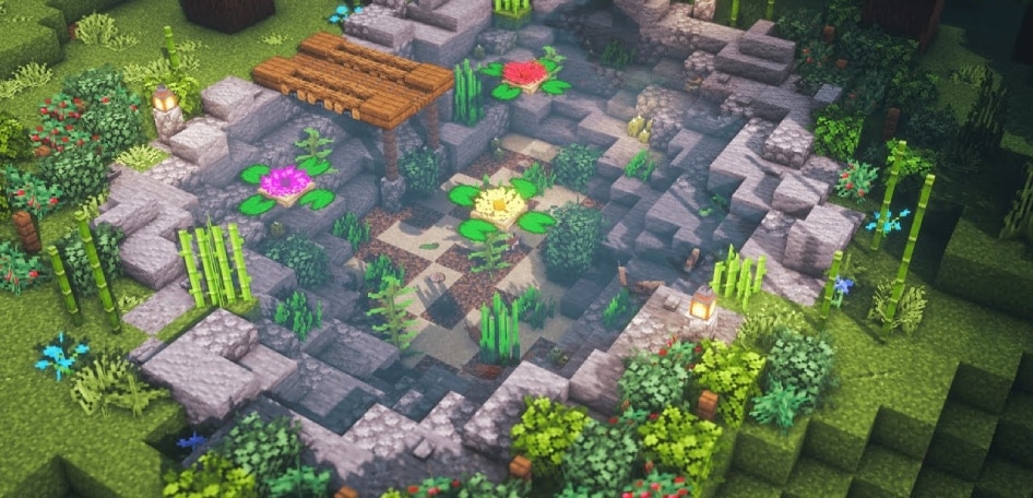 minecraft garden