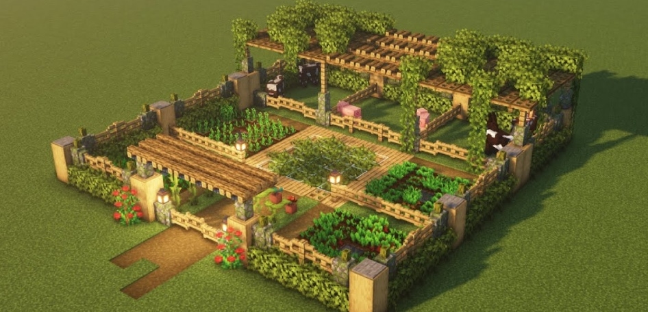 minecraft garden