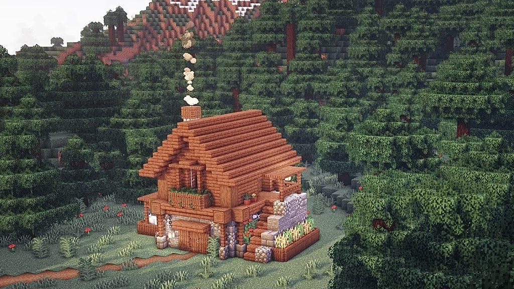 minecraft spruce house