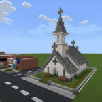 Modern Minecraft Church