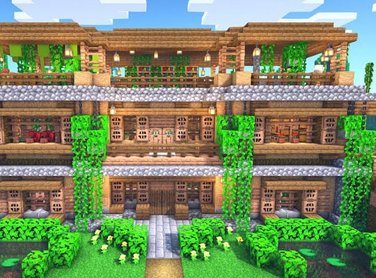 Jungle-House-Minecraft-Featured