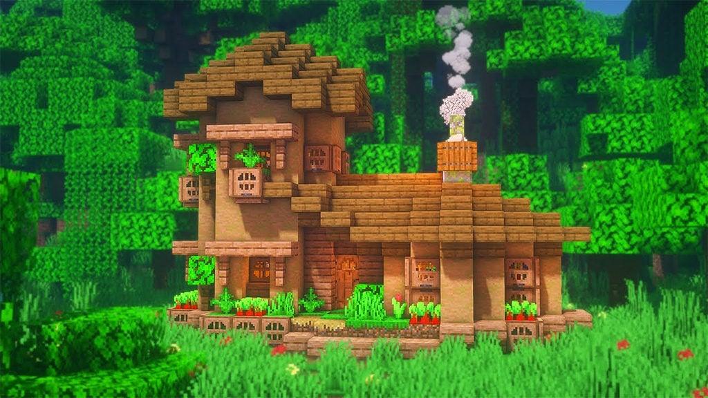 jungle house minecraft