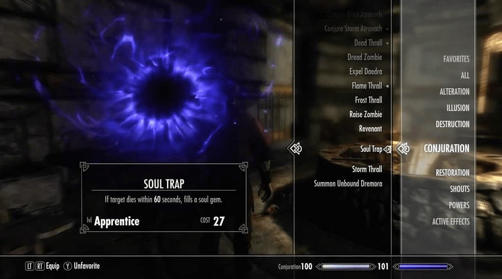 Skyrim how to recharge weapons - soul trap