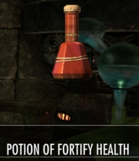 potion of fortify health most expensive potions in skyrim