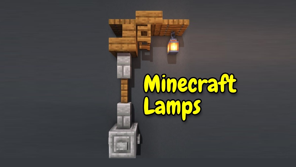 minecraft lamp design