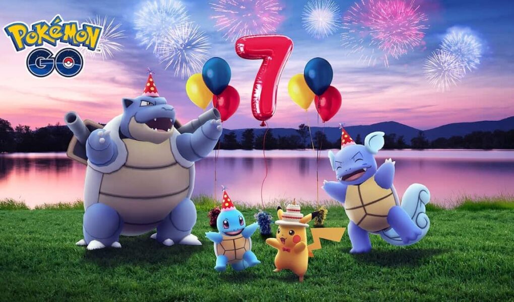 Pokémon go 7 year anniversary