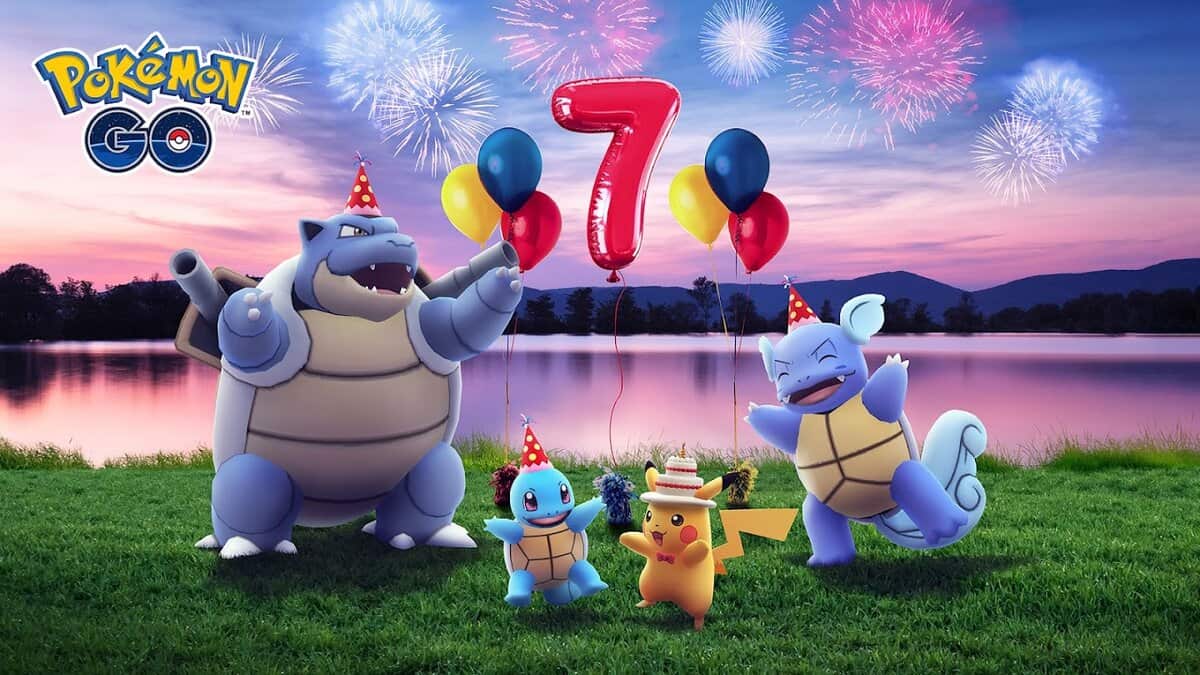 Pokémon go 7 year anniversary