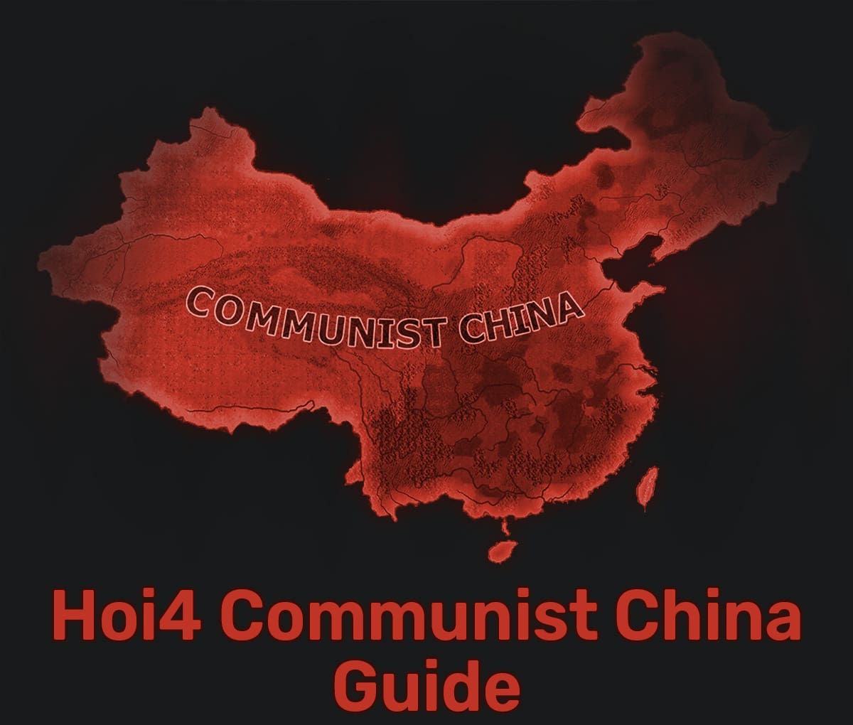 Map of Communist China in hoi4